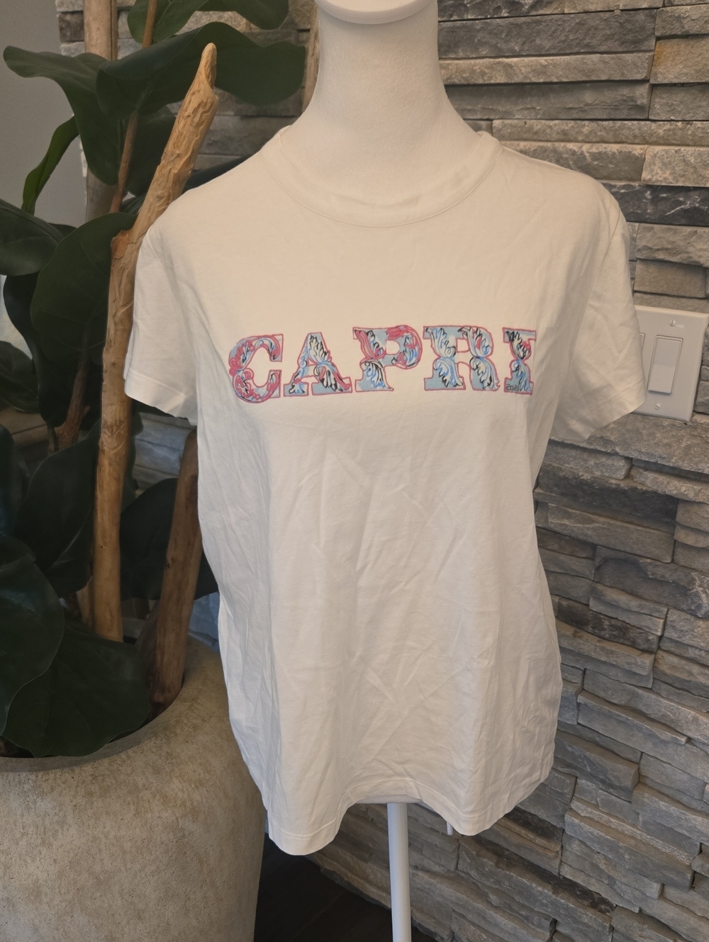 Zimmermann Capri Banner Tee